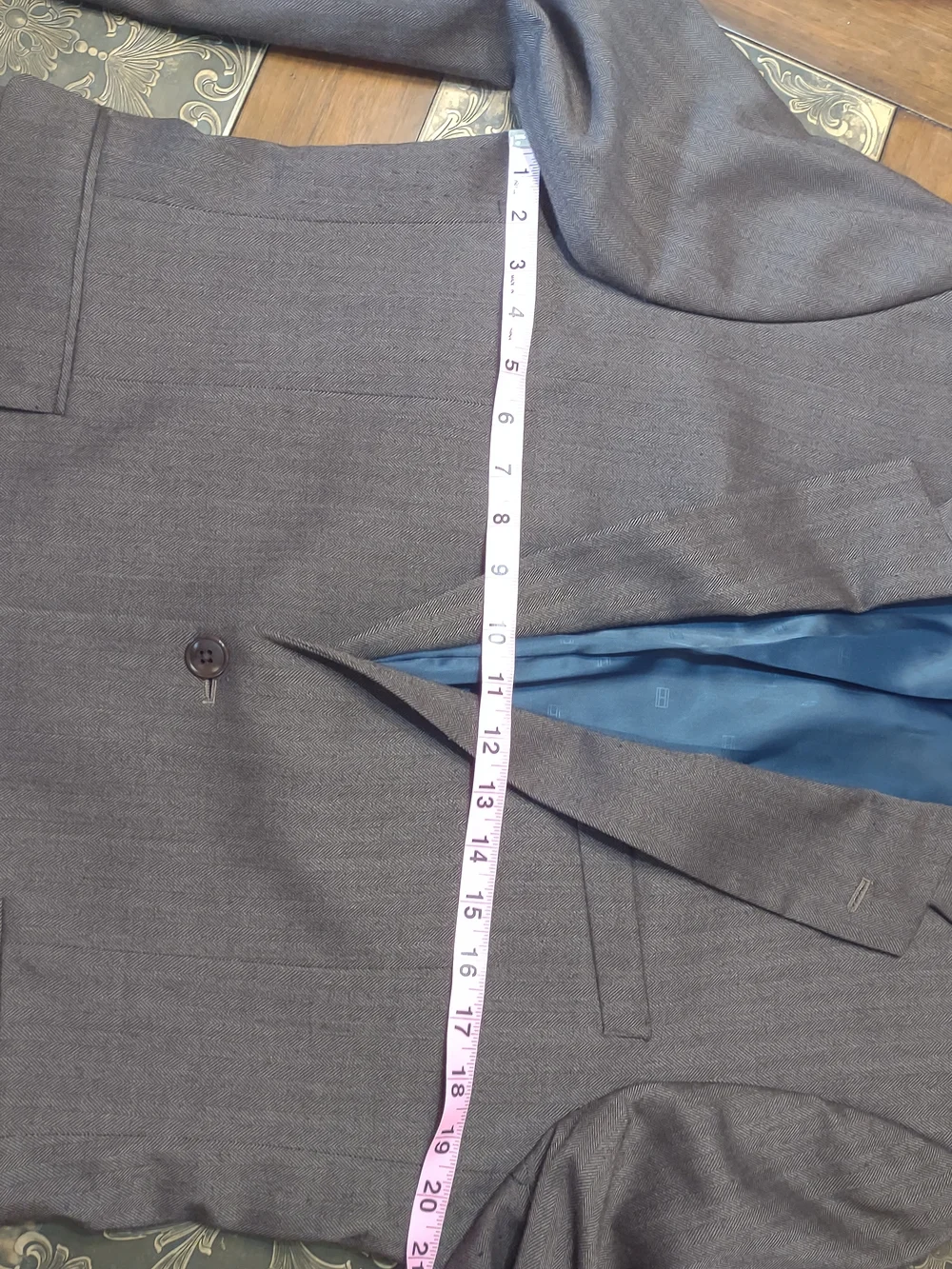 Tommy Hilfiger Men's Brown Blazer Suit Jacket - Classic Formal Blazer